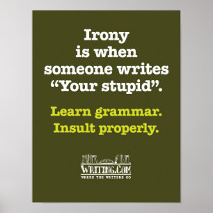 Poster "Ton imbécile"