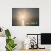 Poster Ton mot est une lampe à mes pieds (variante 3) (Bureau à domicile)