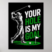 Poster Ton Trou Est Mon Objectif (Devant)