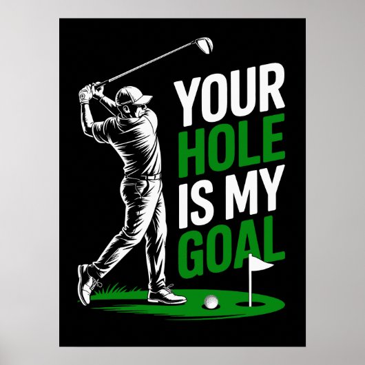 Poster Ton Trou Est Mon Objectif (Devant)