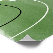 Poster Tonalité de la Terre d'extraction botanique (Coin)