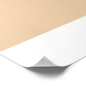 Poster Tonalité de peau couleur chair - Masque de couleur (Coin)