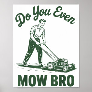 Poster Tondeuse à Pousser Papa Tonds-Tu Même Frère Drôle
