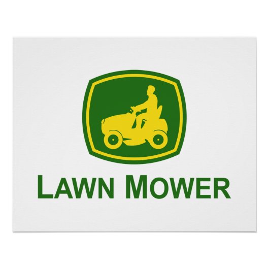 Poster Tondeuse John Deere (Devant)