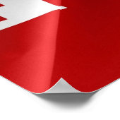 Poster Tonga - Drapeau d'agitation - (Coin)