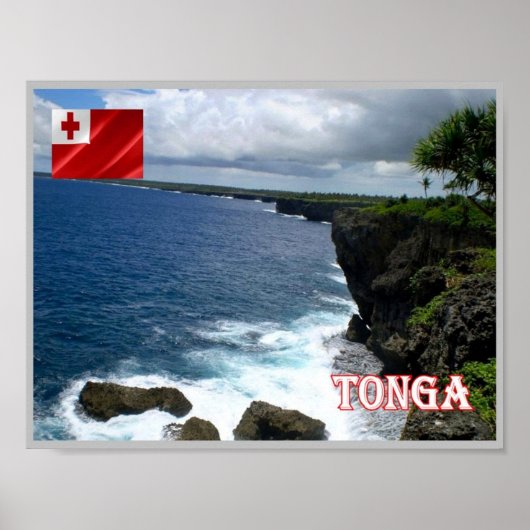Poster Tonga - Littoral - (Devant)
