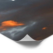 Poster Tongues de feu - Versé (Coin)