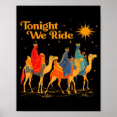 Poster Tonight We Ride Three Wise Christmas Nativity Chri (Devant)