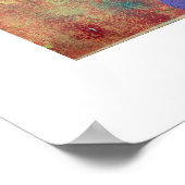 Poster Tons géométriques Abstraits (Coin)