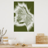 Poster tons verts (Cuisine)