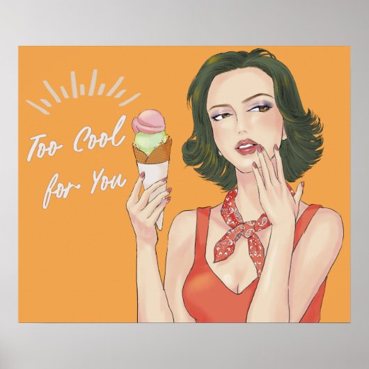 Poster Too Cool for You (Devant)