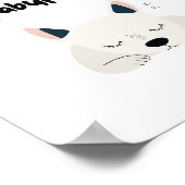 Poster Too Tired To Be Fabulous Quote with Sleeping Dog (Coin)