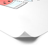 Poster Toothbrush Party Kids Bathroom Wall Art (Coin)