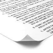 Poster Top 10 signe votre professeur a un doctorat. (Coin)