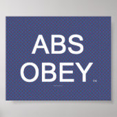 Poster TOP Abs Obey (Devant)