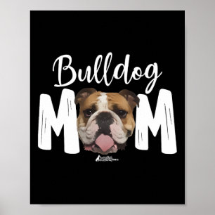 Poster Top anglais Bulldog Mom