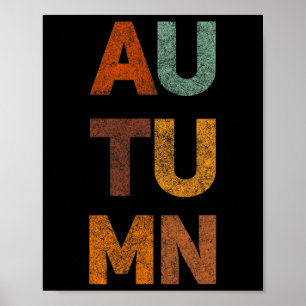 Poster Top Automne Retro Intemporel Pour Femmes Hommes En