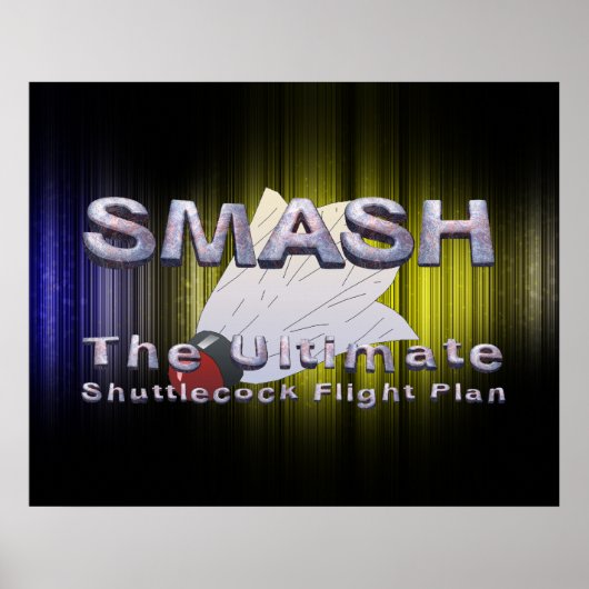 Poster TOP Badminton Slogan (Devant)