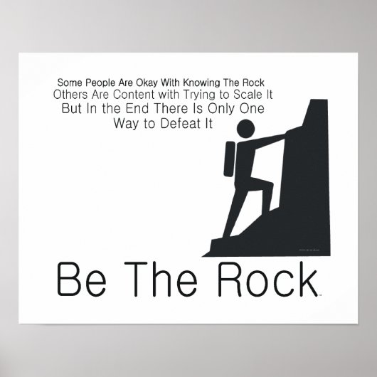 Poster TOP Be The Rock (Devant)