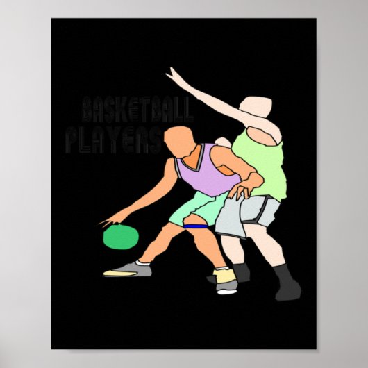 Poster Top des joueurs de basket-ball (Devant)