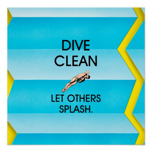 Poster TOP Dive Clean (Devant)