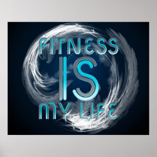Poster Top Fitness est ma vie
