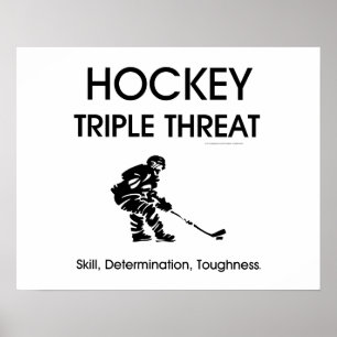 Poster Top Hockey triple menace