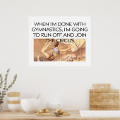 Poster TOP Humour de gymnastique (Cuisine)