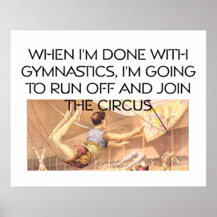 Poster TOP Humour de gymnastique