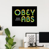 Poster TOP Obey Abs (Bureau à domicile)