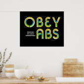 Poster TOP Obey Abs (Cuisine)