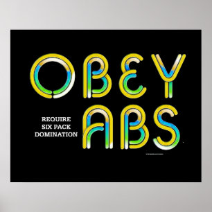 Poster TOP Obey Abs