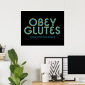 Poster TOP Obey Glutes (Bureau à domicile)