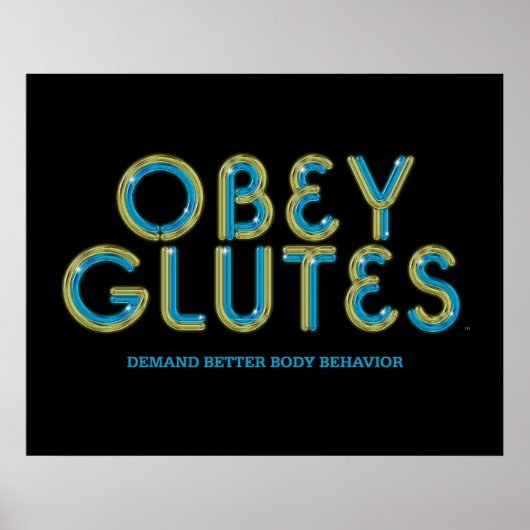 Poster TOP Obey Glutes (Devant)