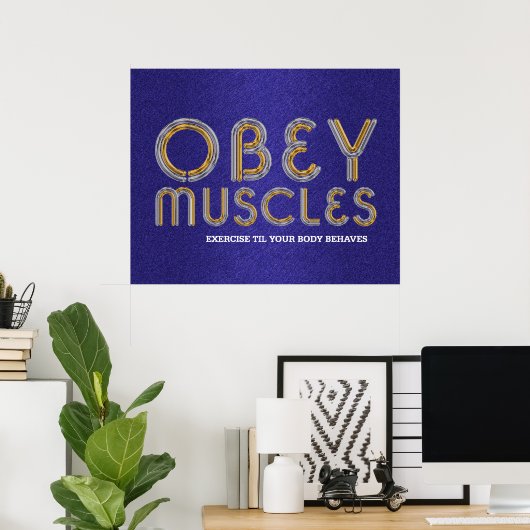 Poster TOP Obey Muscles (Bureau à domicile)