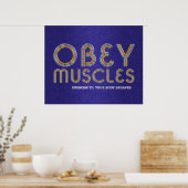 Poster TOP Obey Muscles (Cuisine)