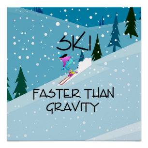 Poster TOP Ski plus rapide
