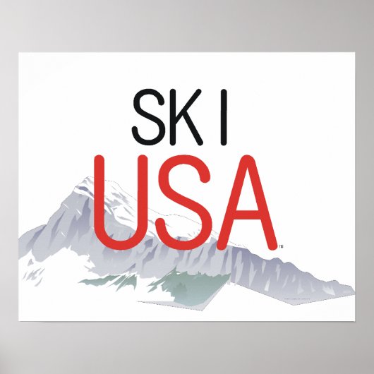 Poster TOP Ski USA (Devant)