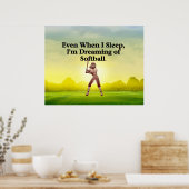 Poster Top Softball Dreams (Cuisine)
