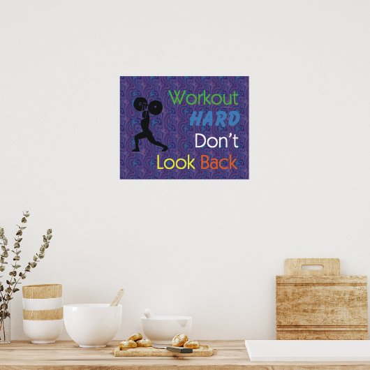 Poster TOP Workout dur (Cuisine)