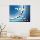 Poster TOP Yoga Slogan (Cuisine)