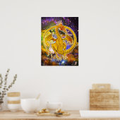 Poster Topaze Dragon Cosmique (Cuisine)