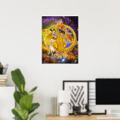 Poster Topaze Dragon Cosmique (Bureau à domicile)