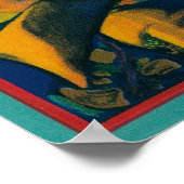 Poster Topeka Marque Citrus Étiquette (Coin)