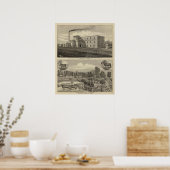 Poster Topeka Starch Workings et Résidence du SM Howard (Cuisine)