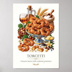 Poster Torcetti – Vintage Italian Dessert