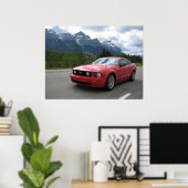 Poster Torche rouge (Bureau à domicile)