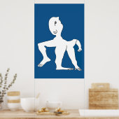 Poster Tordu, Abstrait (Cuisine)