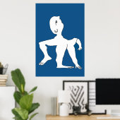 Poster Tordu, Abstrait (Bureau à domicile)