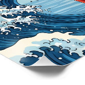 Poster Torii Gate at Mount Fuji Sunrise (Coin)